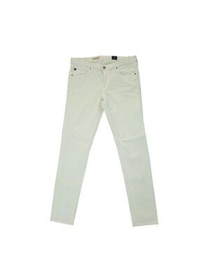 AG Adriano Goldschmied Super Skinny Ankle Legging Jeans Size 29 Pale Yellow